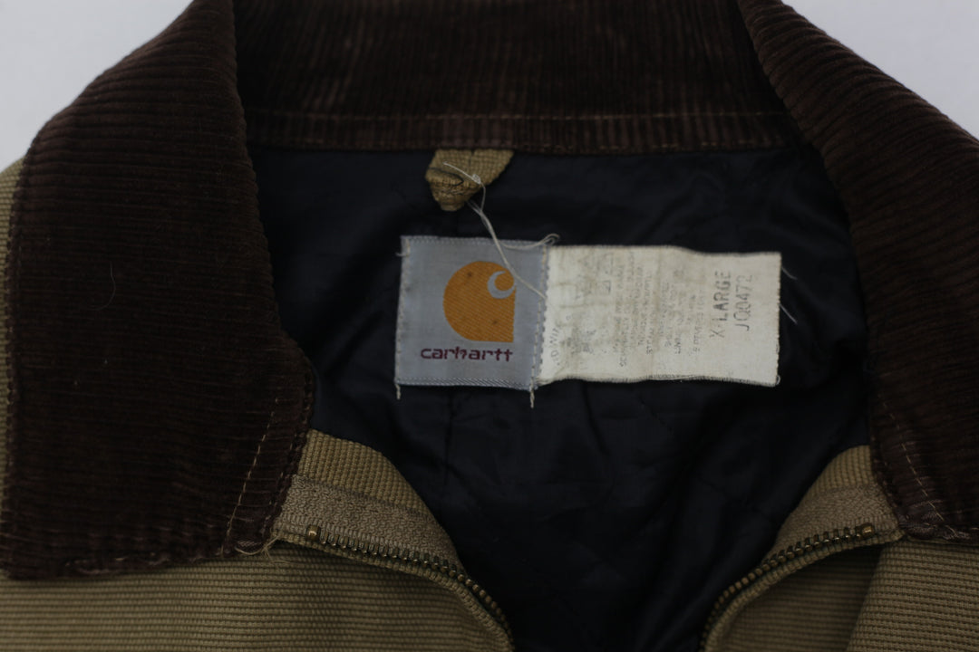 Carhartt Vintage Carhartt Quilted Lined Detroit  Distressed Jacket JQ0472 - Fashion Rerun Vintage Migration_Jacket