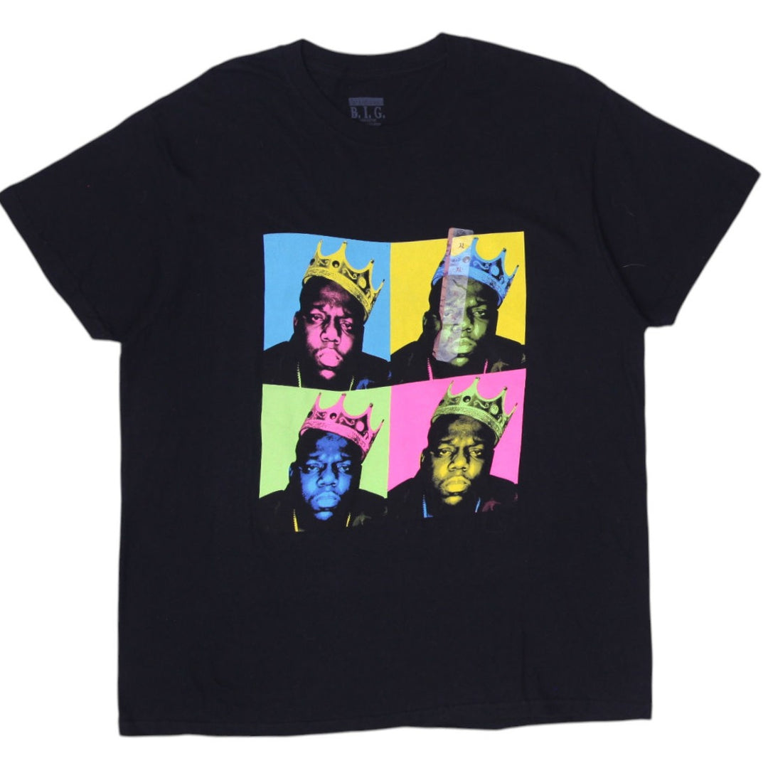 Mens The Notorious B.I.G.Graphic Hip Hop T-Shirt Size XL