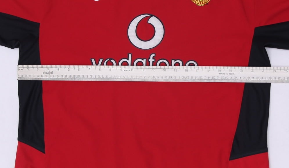Mens Nike Manchester United 2004-2006 Red Soccer Vodafone Jersey XL | Migration_Jerseys - View 6 | Fashion Rerun