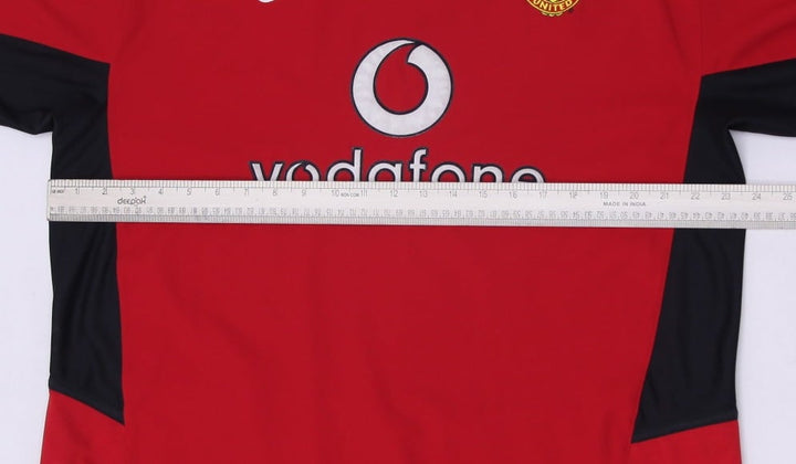 Mens Nike Manchester United 2004-2006 Red Soccer Vodafone Jersey XL | Migration_Jerseys - View 6 | Fashion Rerun