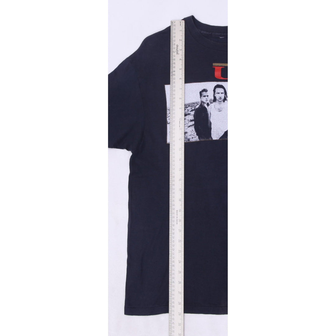 Vintage 80's U2 Joshua Tree Concert Tour T-Shirt Size L | Migration_T-Shirts - View 11 | Fashion Rerun