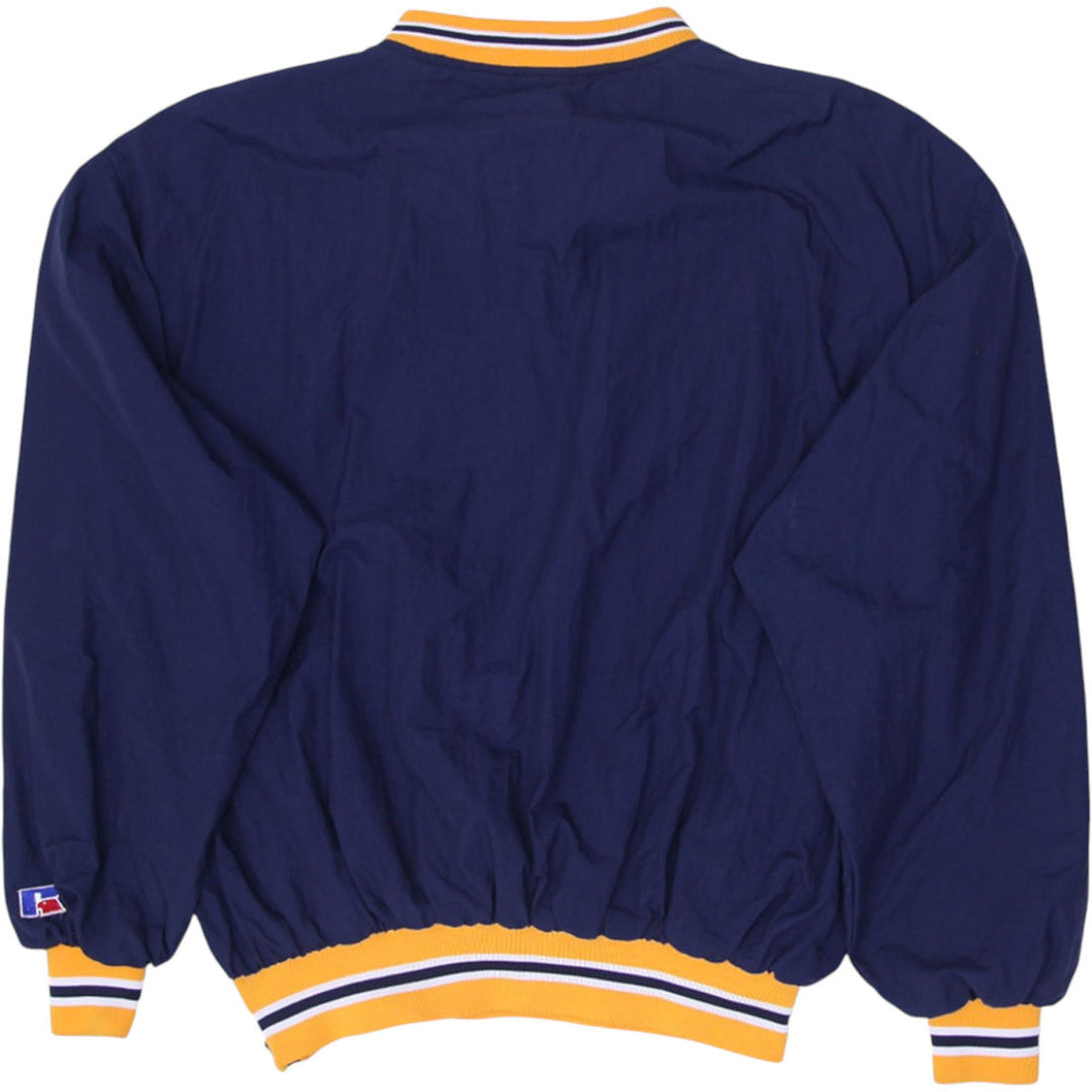 Vintage Russell Athletic Michigan Wolverines Varsity Jacket Navy Embroidered