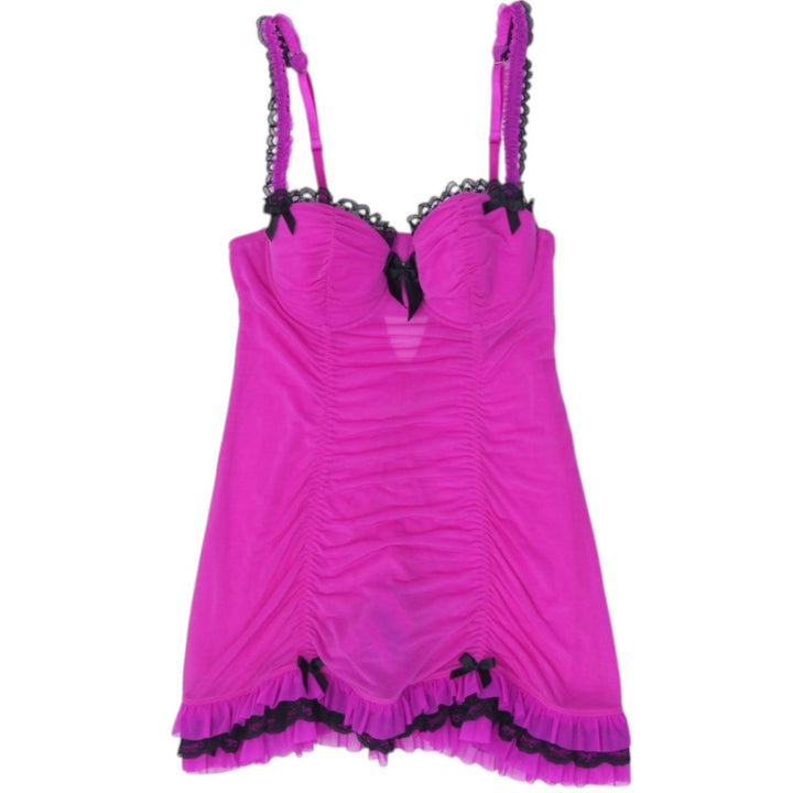 Ladies La Senza Lingerie Pink Lace Detail Dress