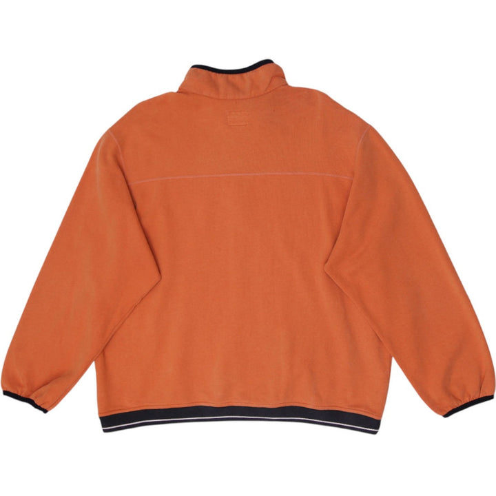 Vintage 90s Nike Center Swoosh Spell Out Half-Zip Fleece Sweatshirt Size L