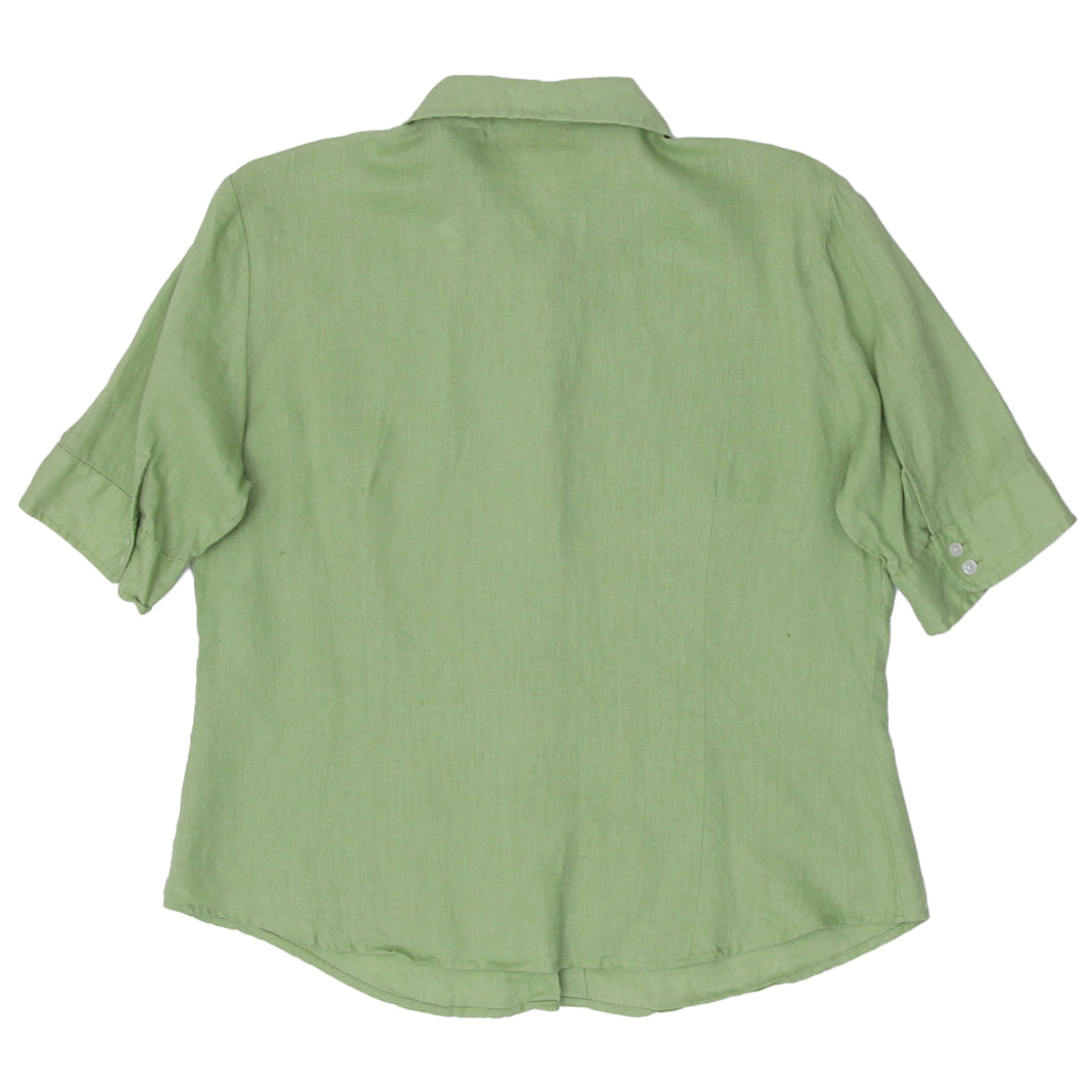 Ladies Apostrophe 100% Pure Linen 3/4 Sleeve Blouse