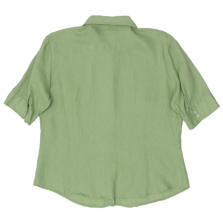 Ladies Apostrophe 100% Pure Linen 3/4 Sleeve Blouse