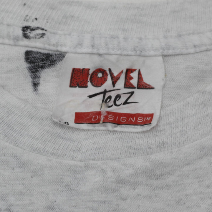 Vintage 90s Novel Teez Chicago White Sox All-Over Print Graphic T-Shirt L | Migration_T-Shirts - Back View | Fashion Rerun