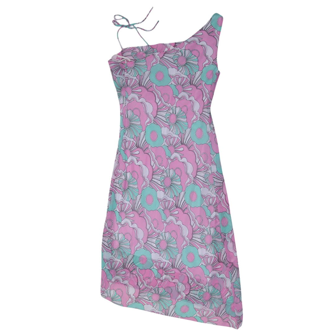 Y2K Ladies Fairweather Sleeveless Floral Dress