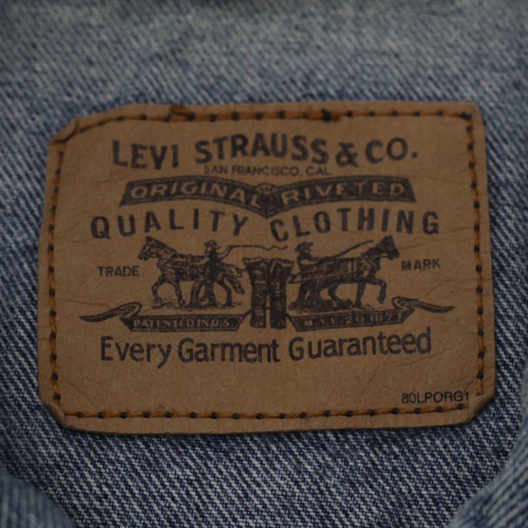 Vintage Levi Strauss Orange Tab Customized Denim Vest - Fashion Rerun Vintage Migration_Jacket