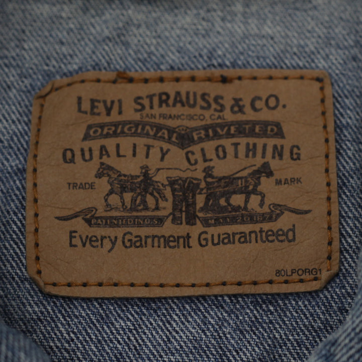 Vintage Levi Strauss Orange Tab Customized Denim Vest - Fashion Rerun Vintage Migration_Jacket