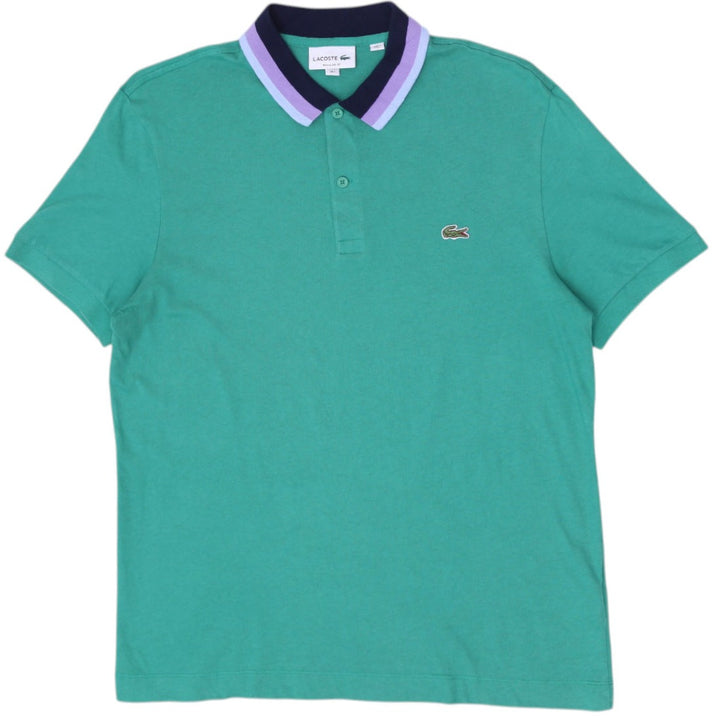 Mens Lacoste Regular Fit Tipped Collar Short Sleeve Polo T-Shirt Size L