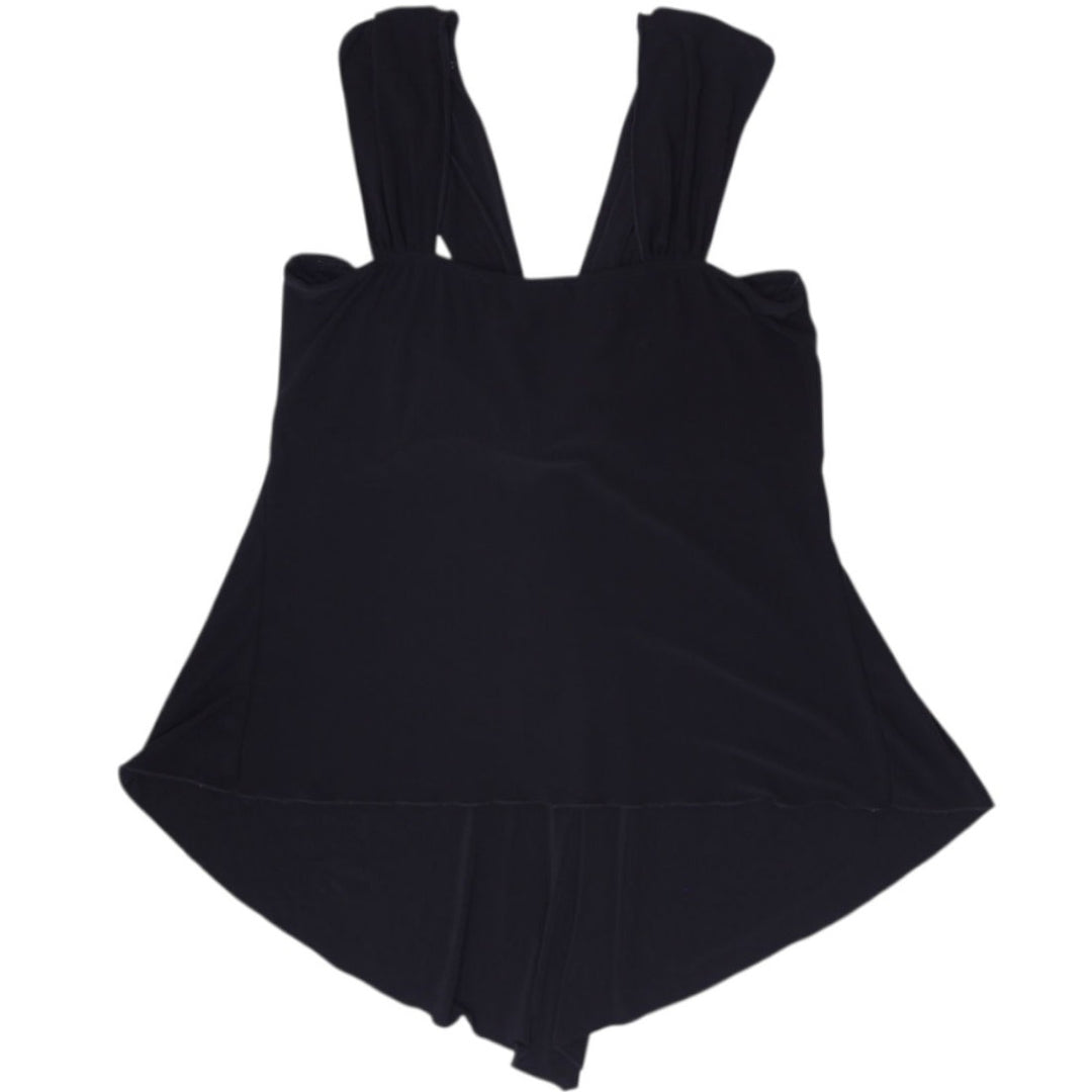 Y2K Ladies La Khaki Black Tank Top Sleeveless Stylish