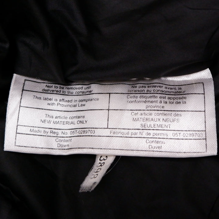 Ladies The North Face Puffer 700 Fill Black Zip Jacket