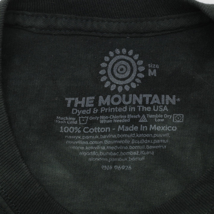 Mens The Mountain "The Reader" Cat Tarot Tie-Dye T-Shirt Size M