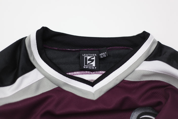 Vintage Leather Sport Cooksville Phantoms Haddad 77 Hockey Jersey - Migration_Jersey - B2G1, Category_Default Category/VINTAGE, Category_Default Category/VINTAGE/MEN - back view