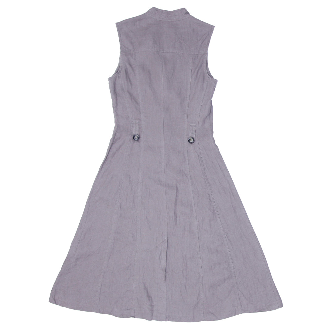 Ladies Camaieu Sleeveless 100% Linen Dress