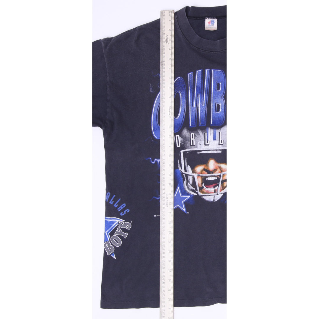 Vintage Bulletin Athletic Dallas Cowboys All Over Print T-Shirt One Size AOP