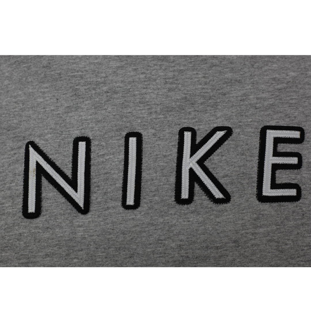 Vintage Mens Nike Embroidered Center Spellout T-Shirt Size L