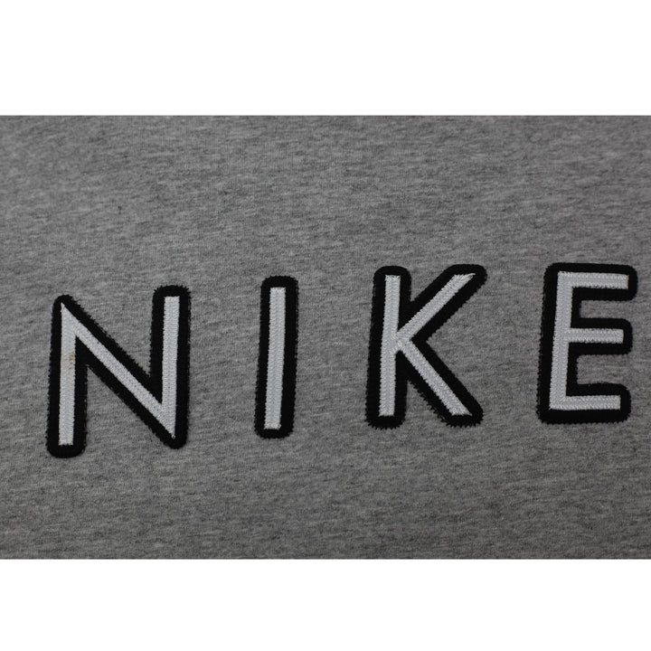 Vintage Mens Nike Embroidered Center Spellout T-Shirt Size L
