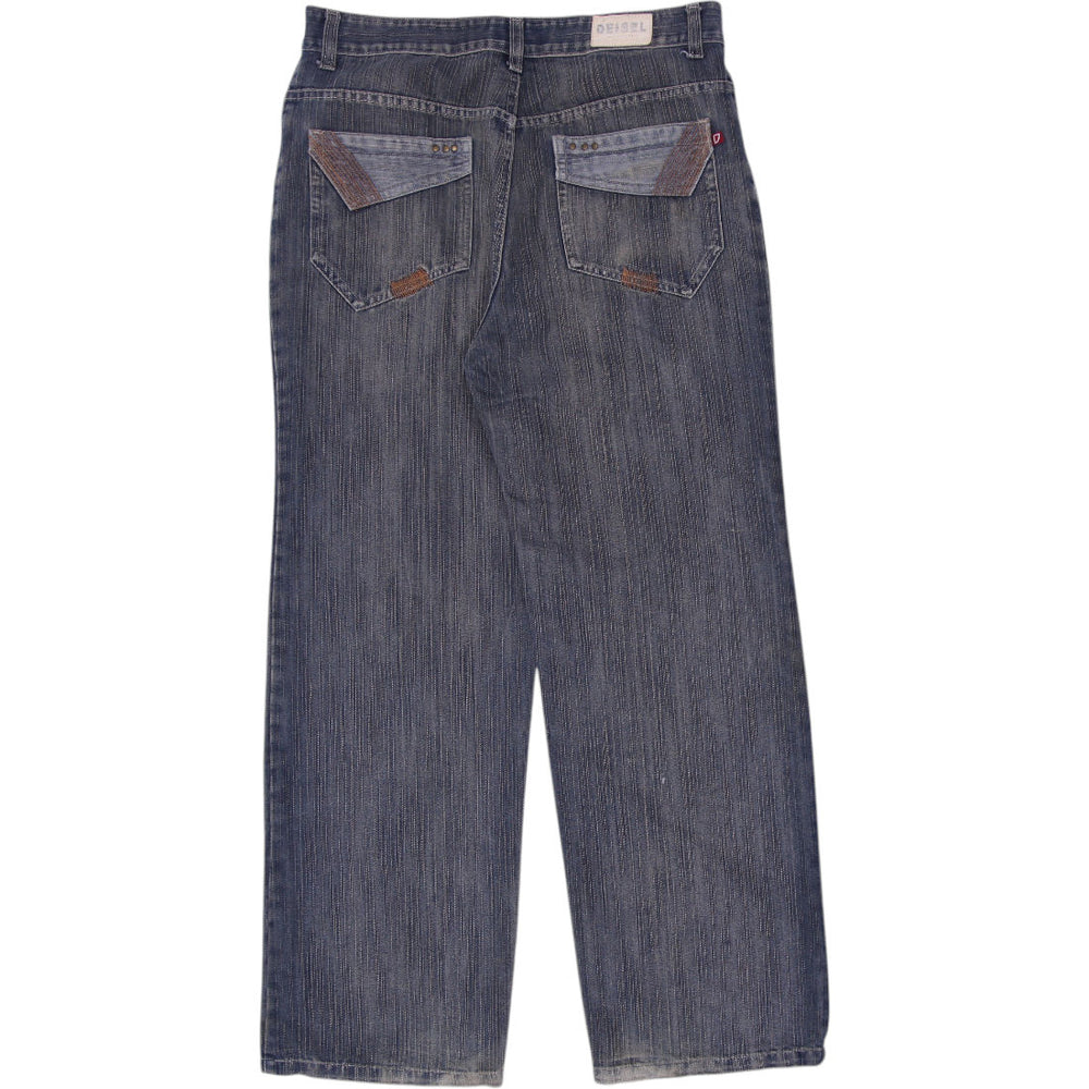 Y2K Mens Deisel Straight Denim Pockets Style Jeans Size L | Migration_Jeans & Pants - Side View | Fashion Rerun