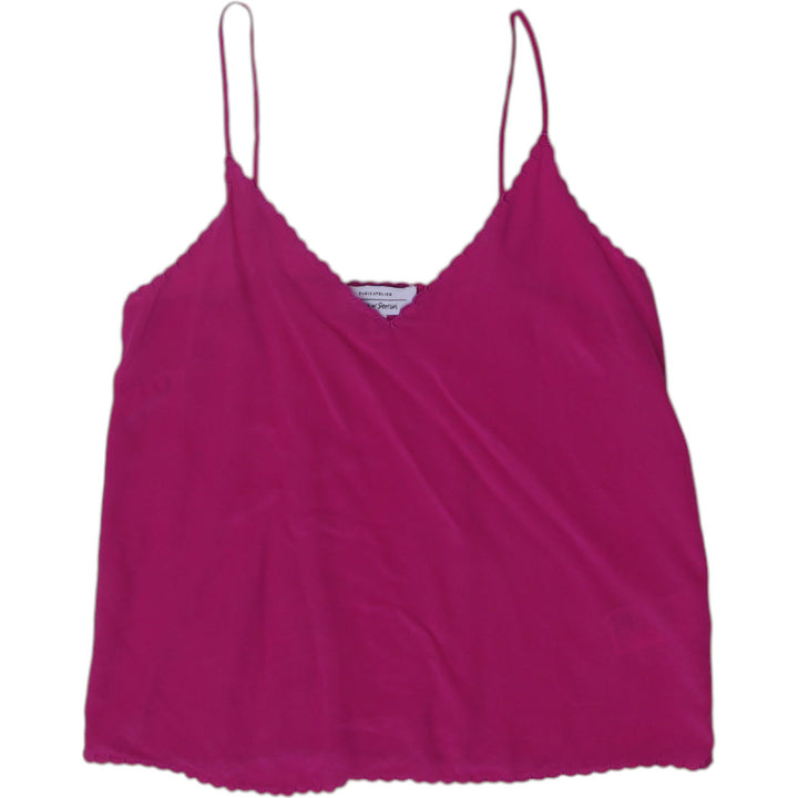 Y2K Ladies Pink Satin Chic Spaghetti Strap Tank Top Size 2 | Migration_Y2K Tops | Fashion Rerun