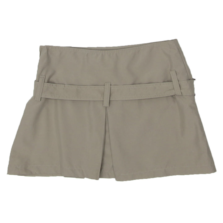 Y2K Belted Pleated Mini Skirt