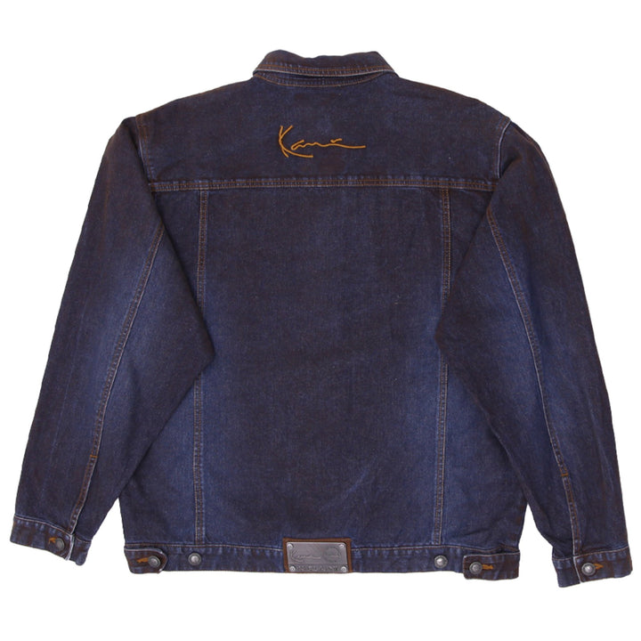 Mens Embroidered Karl Kani Trucker Denim Jacket