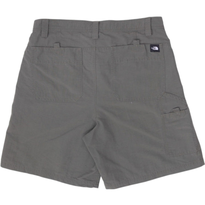 Mens The North Face Size 34 Olive Green Nylon Outdoor Hiking Shorts