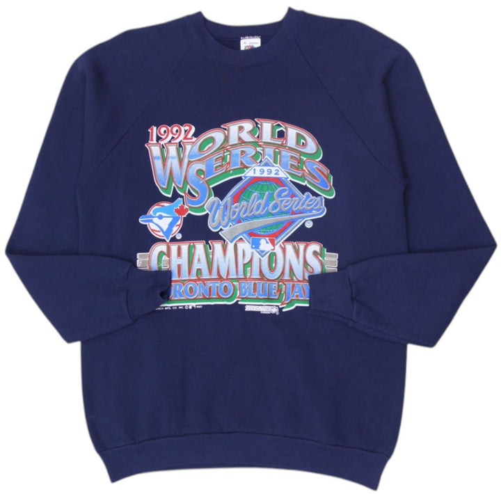 Vintage 1992 Toronto Blue Jays World Series Crewneck Sweatshirt Made in USA | Migration_Sweatshirts | Fashion Rerun