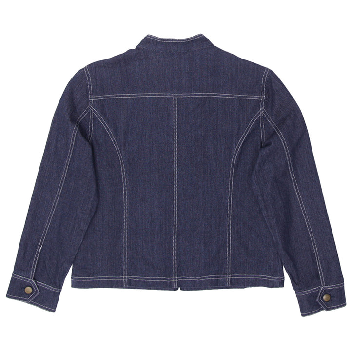 Y2K Ladies Jessica Petite Zipper Denim Jacket