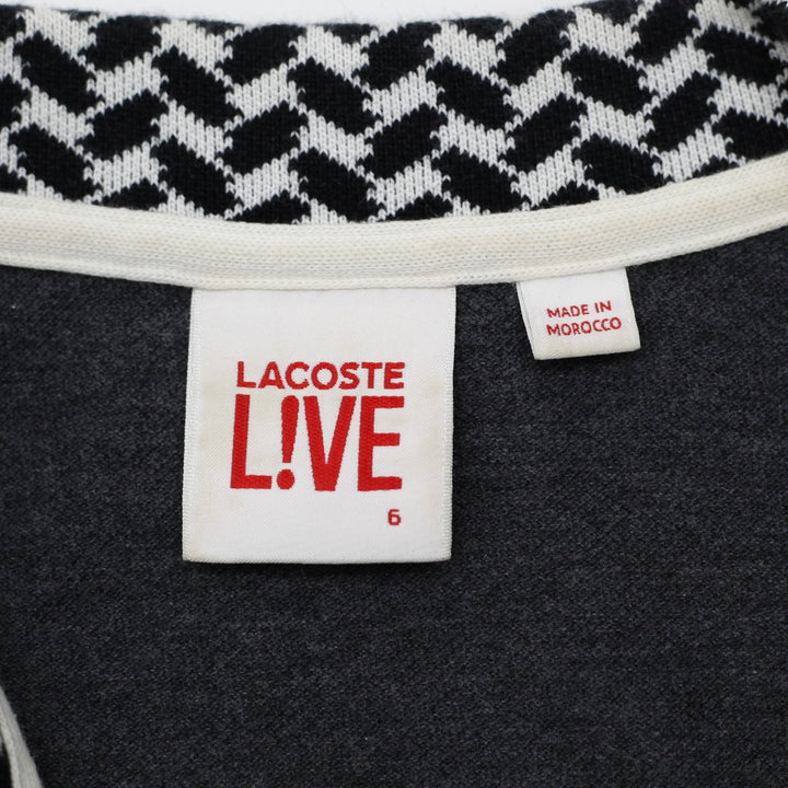 Mens Lacoste L!VE Geometric Collar Slim Fit Polo T-Shirt Size 6