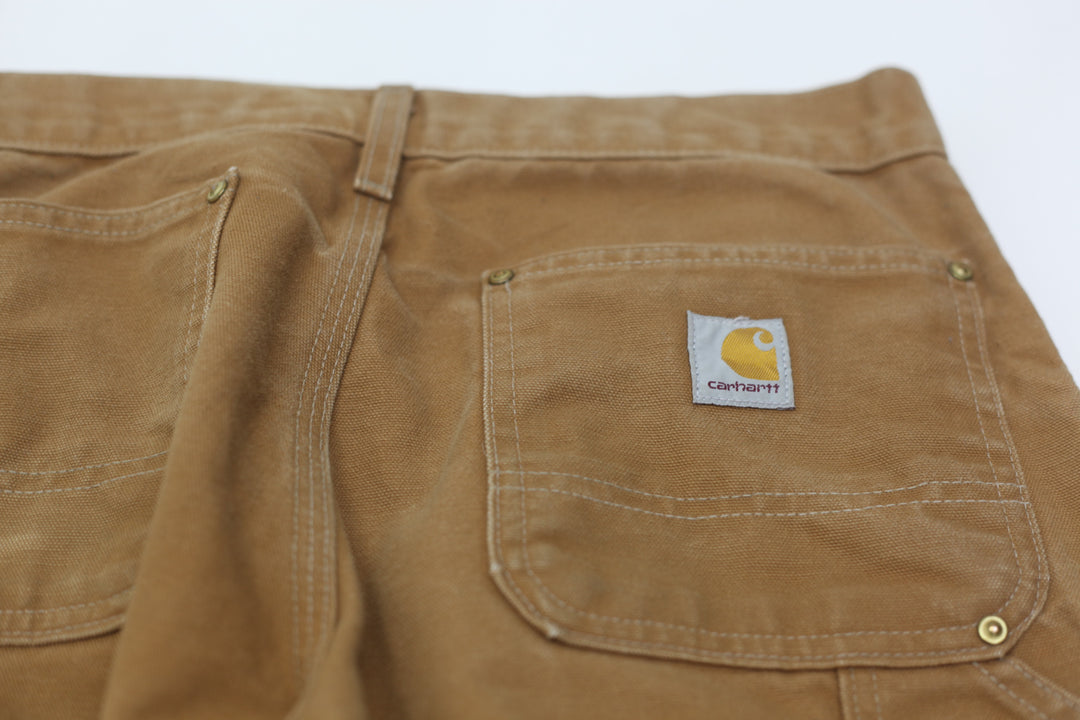 Mens Carhartt Loose Fit 106679 BRN Double Knee Workwear Pants