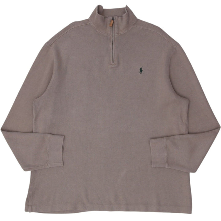 Mens Polo By Ralph Lauren Quarter Zip Knitted Sweater