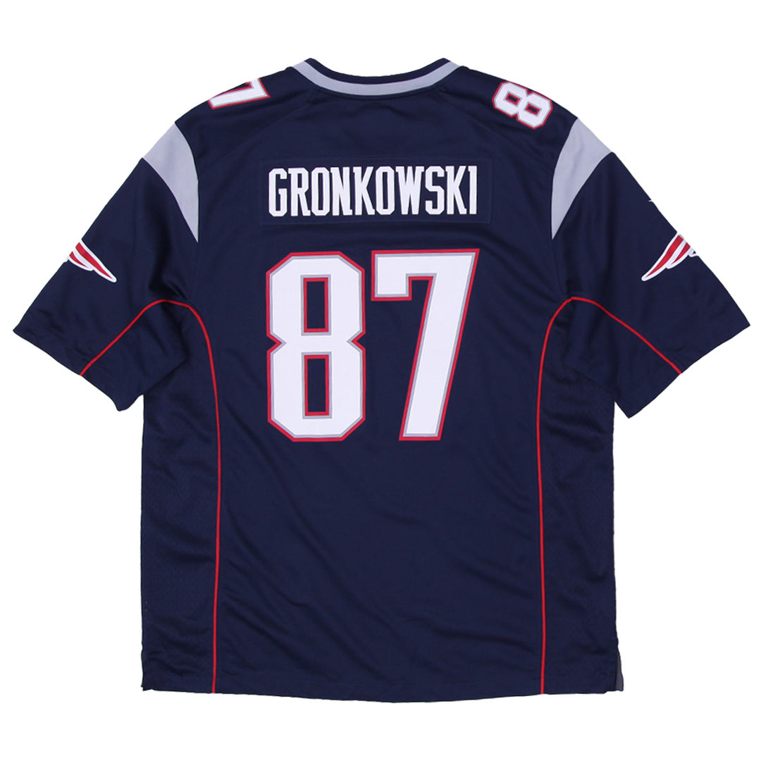 Nike Rob Gronkowski New England Patriots Men's Navy Blue Elite Jersey