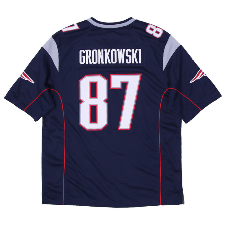 Nike Rob Gronkowski New England Patriots Men's Navy Blue Elite Jersey