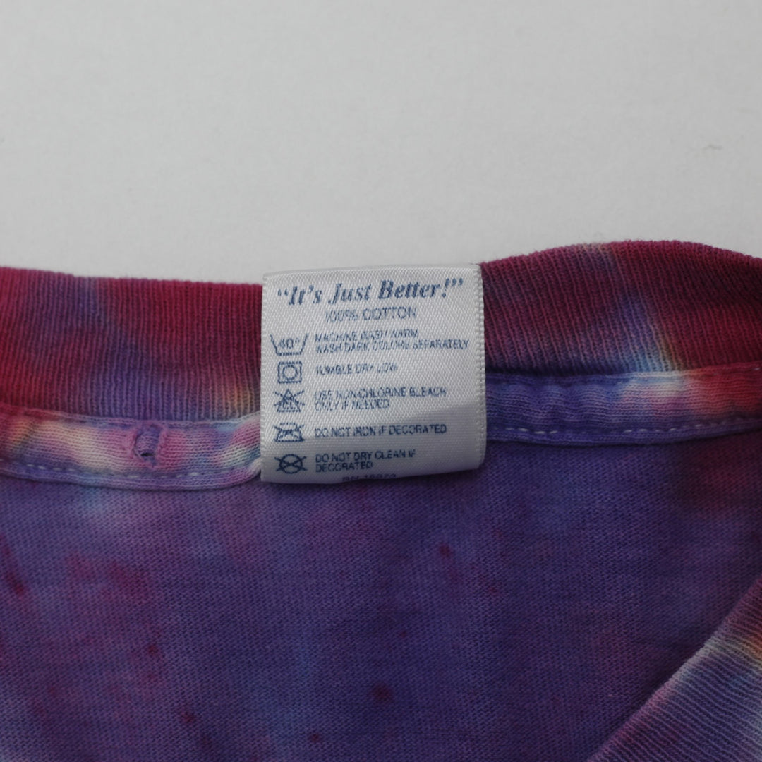 Vintage 90s Grateful Dead Snowboarding Bears Tie Dye T-Shirt Size L