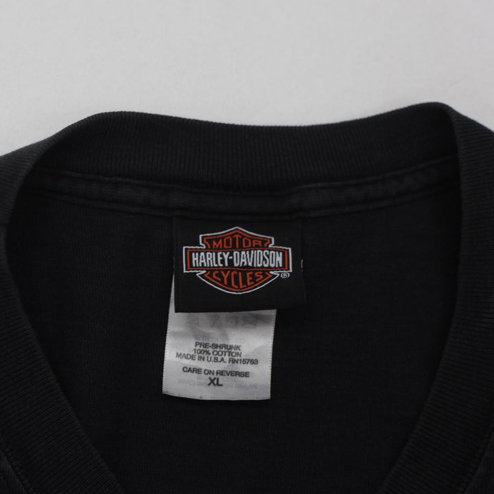 Vintage Harley Davidson TNT Quincy Illinios T-Shirt Made In USA, Black Size XL - Fashion Rerun Vintage Migration_T-Shirt