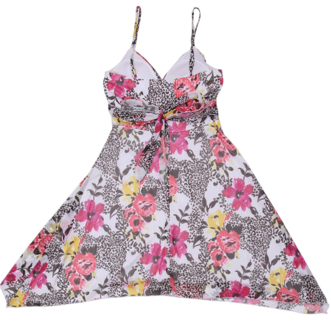 Y2K Ladies Speechless Spaghetti Straps Floral Mini Dress Size M
