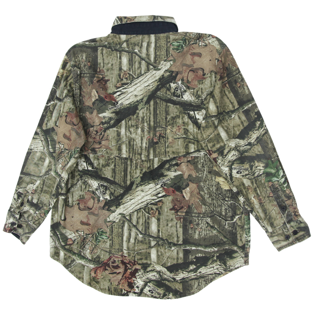 Mens Mossy Oak Realtree Long Sleeve Full Button Shirt