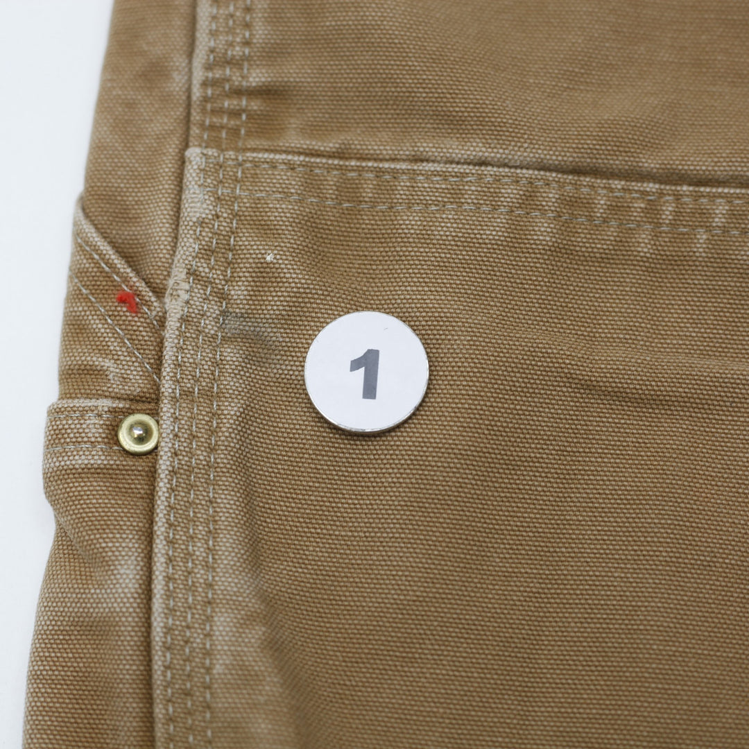 Mens Carhartt Canvas Workwear Utility Cargo Pants Size 32x32