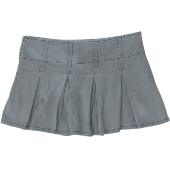 Y2K Ladies Garage With Inner Shorts Pleated Mini Skirt