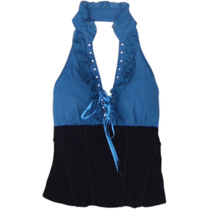 Y2K Ladies Seduction Halter Padded Top M