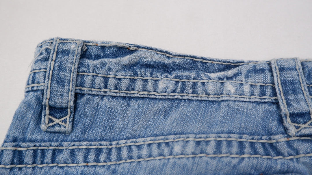 Y2K Mens Rock Revival Paul Boot Wide Leg Jeans