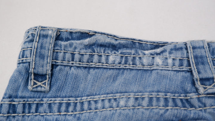 Y2K Mens Rock Revival Paul Boot Wide Leg Jeans