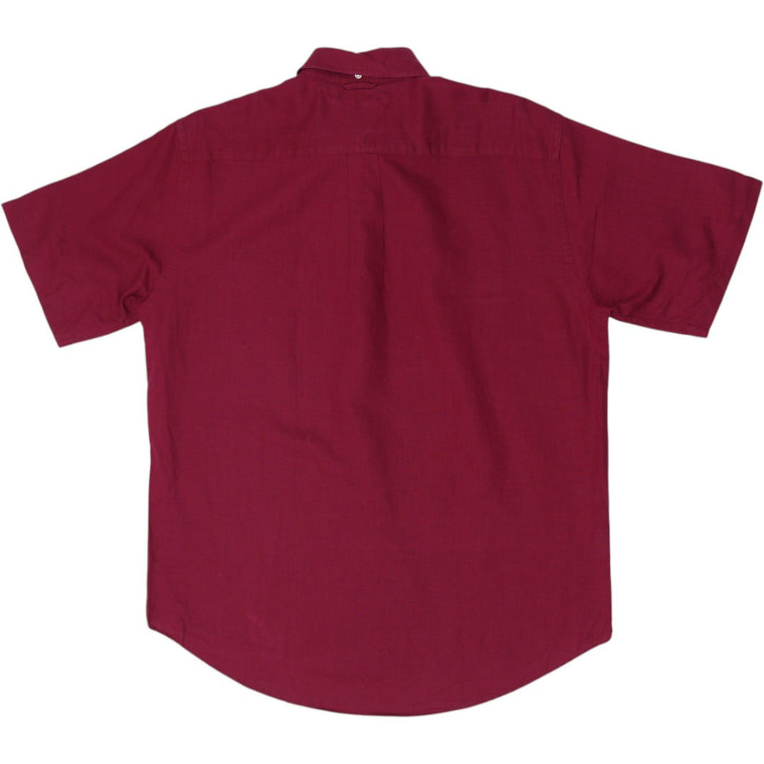 Mens Tommy Hilfiger Short Sleeve Button Down Shirt Size M