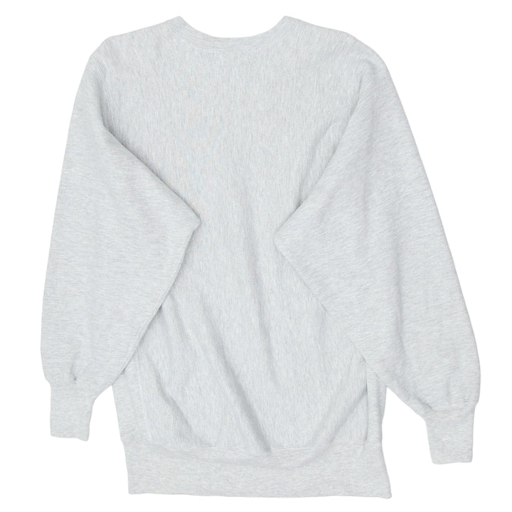 Vintage Champion Reverse Weave Embroidered Gray Sweatshirt