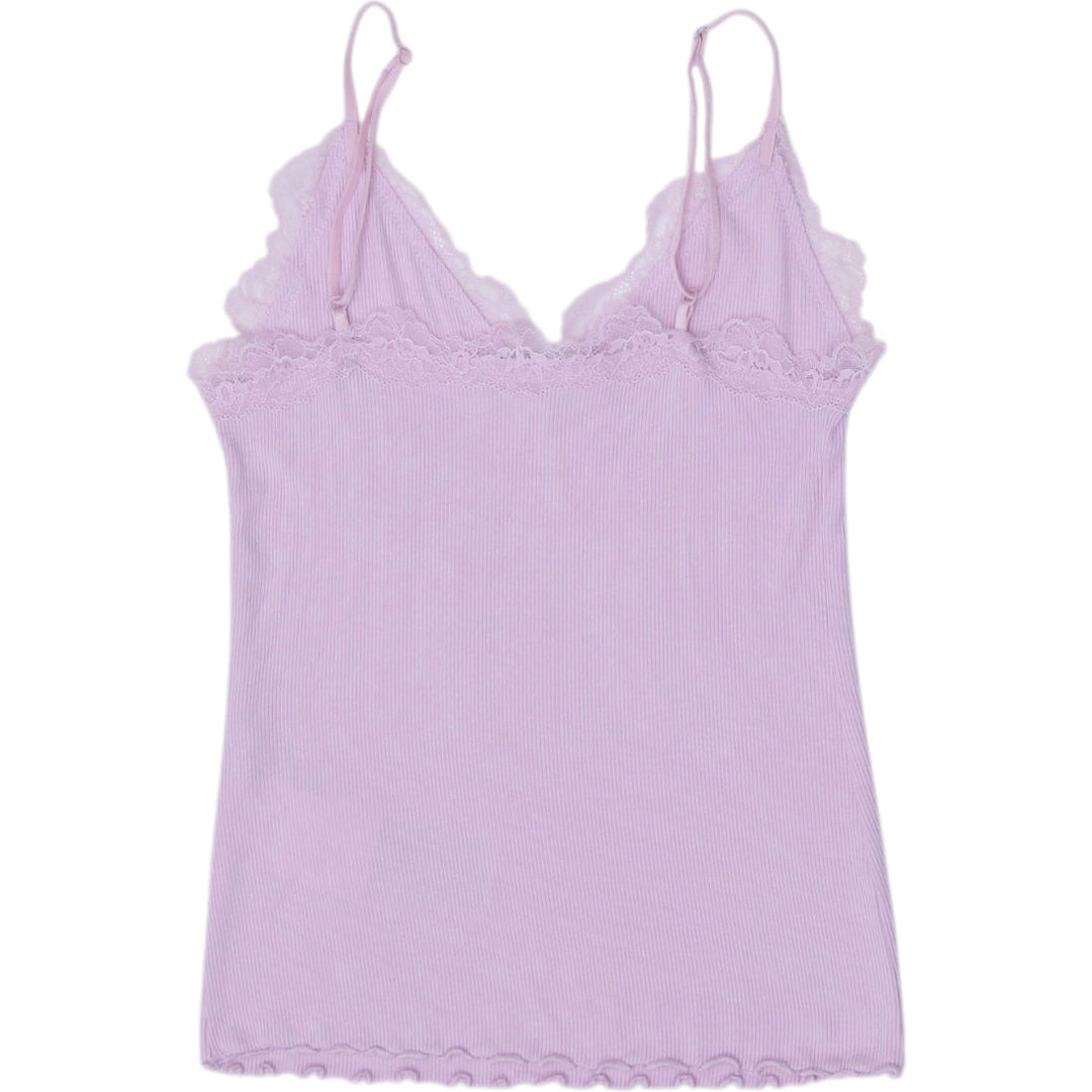 Y2K Ladies Amisu Lace Trim Cami Top Size S