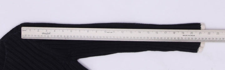 Vintage Ladies Polo Jeans Co. Ralph Lauren American Flag Knit Black Sweater M