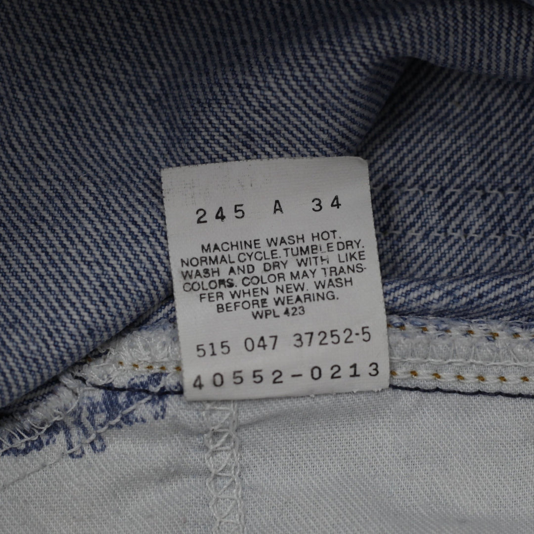 Vintage 80s Orange Tab Jeans 31x30 Made in USA 40552 Suspender Buttons Tapered