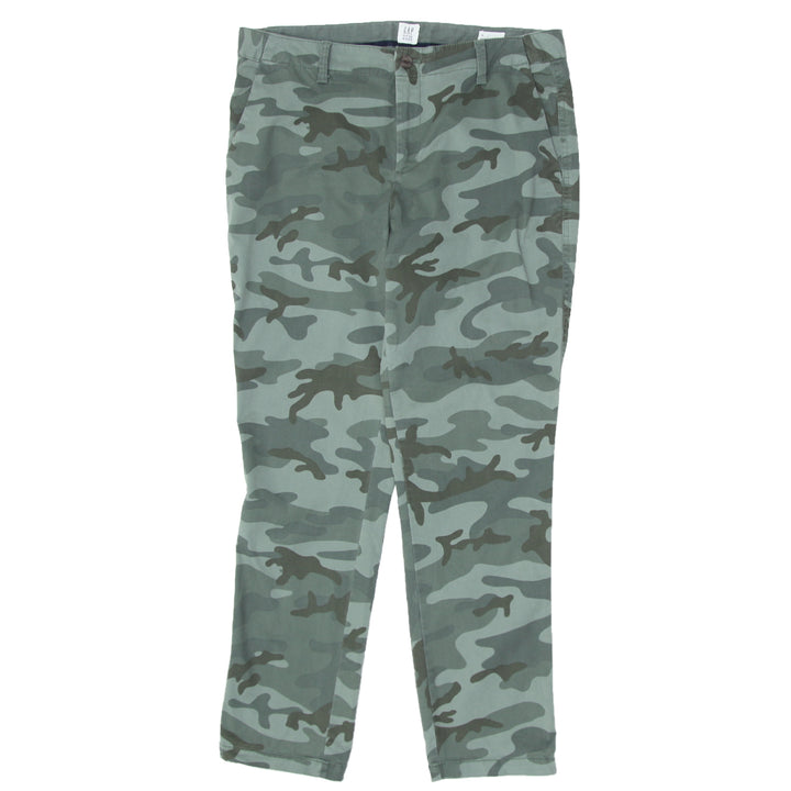 Ladies GAP Camo Gilfriend Chino Pants